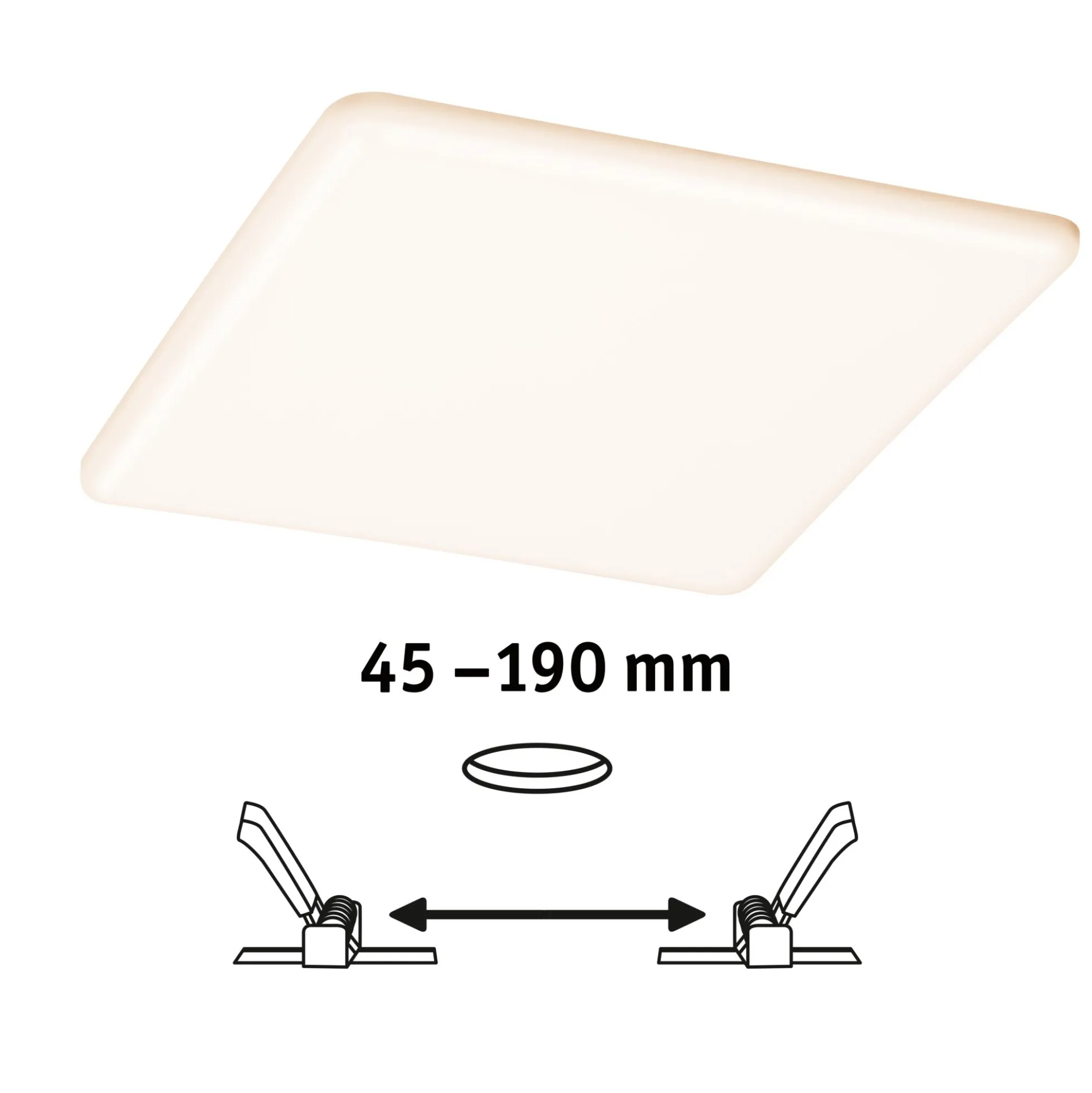 VariFit LED Einbaupanel 3-Step-Dim - Veluna