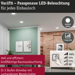 VariFit LED Einbaupanel 3-Step-Dim - Veluna