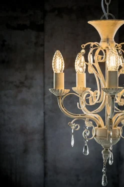 Vintage Edition Standard 230V - LED Kerze gedrehtes Glas