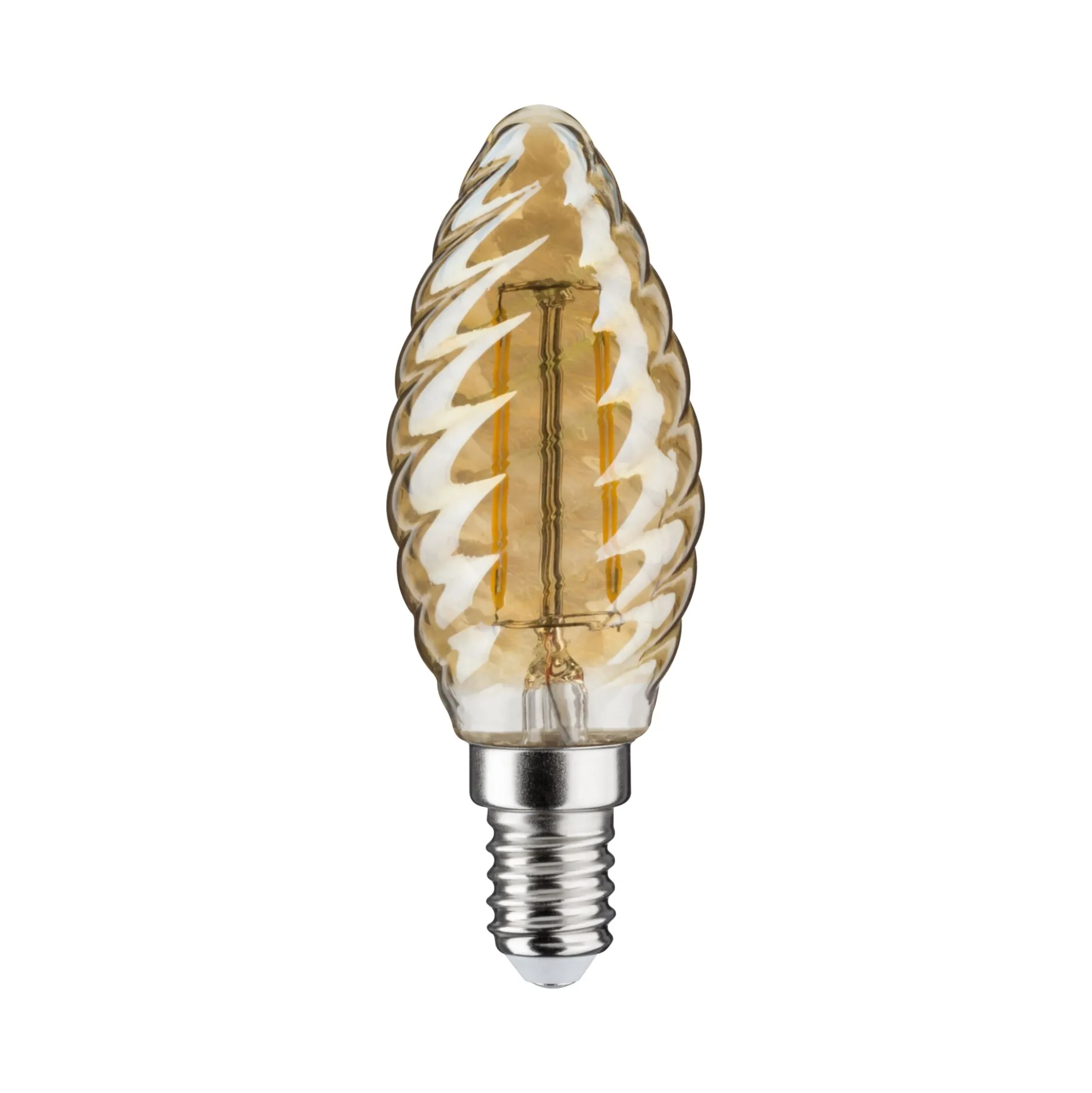 Vintage Edition Standard 230V - LED Kerze gedrehtes Glas