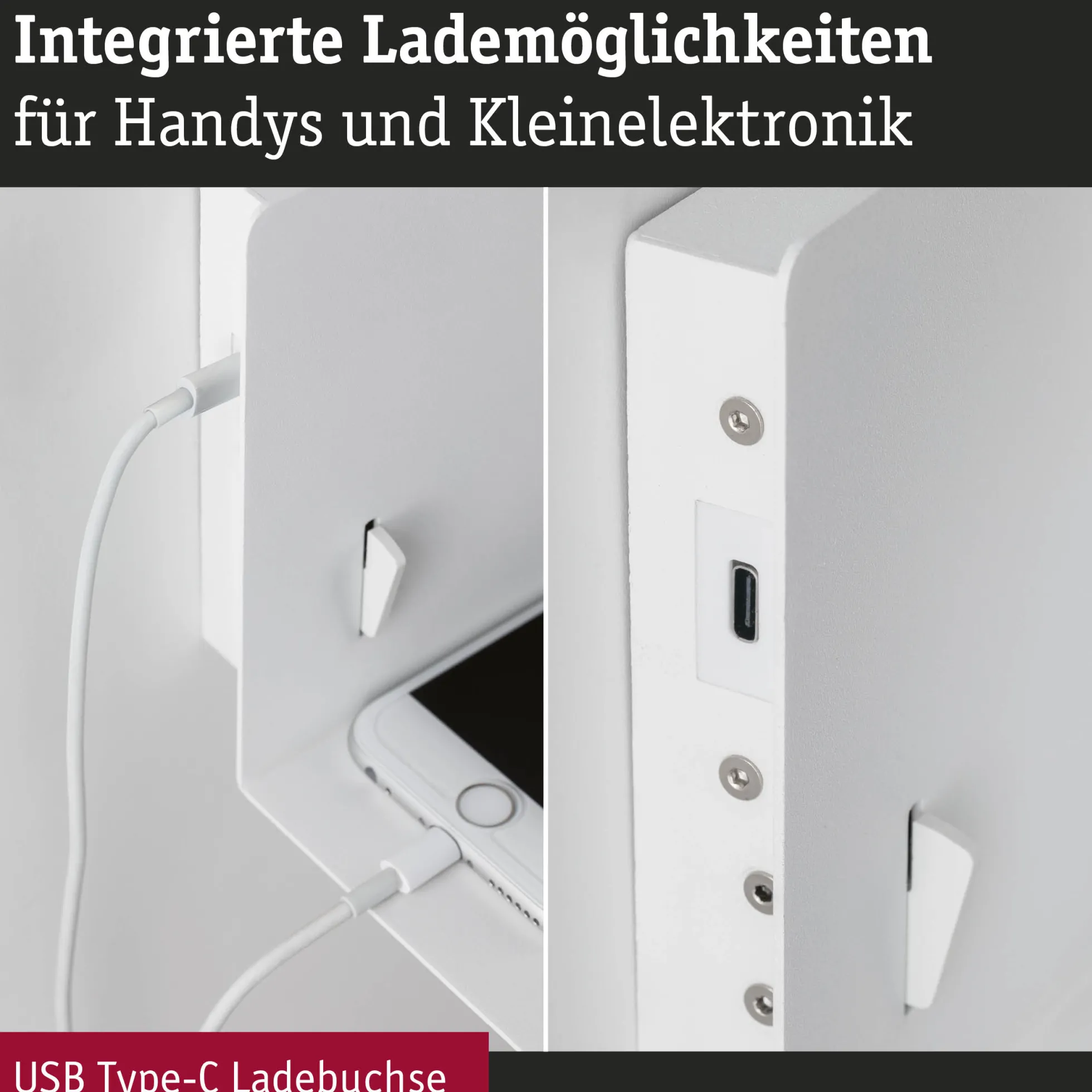 Wandleuchte - Devara USB C