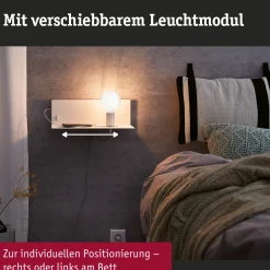 Wandleuchte - Devara USB C
