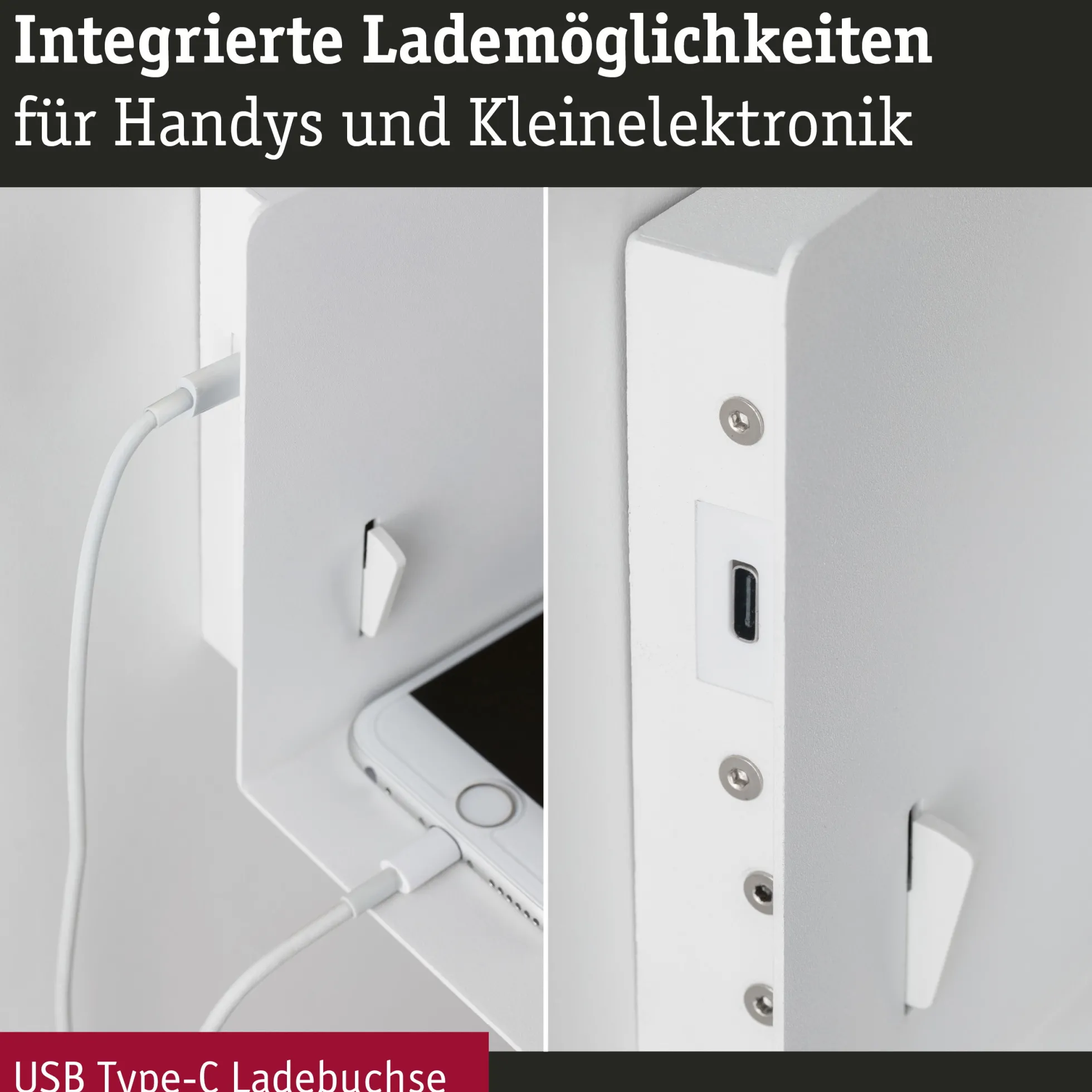 Wandleuchte - Devara USB C
