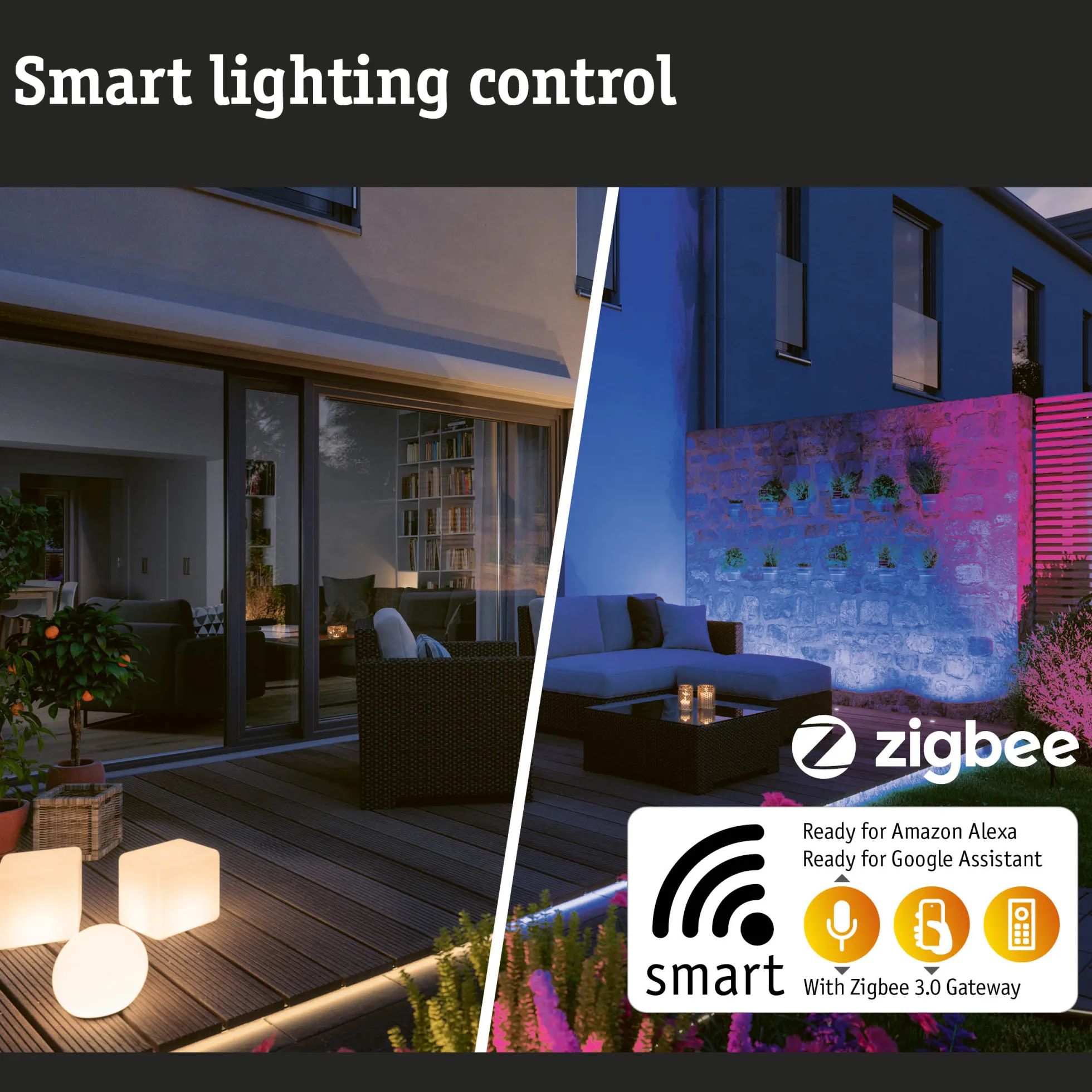Wandschalter Smart Home Zigbee 3.0 - On/Off/Dimm Outdoor