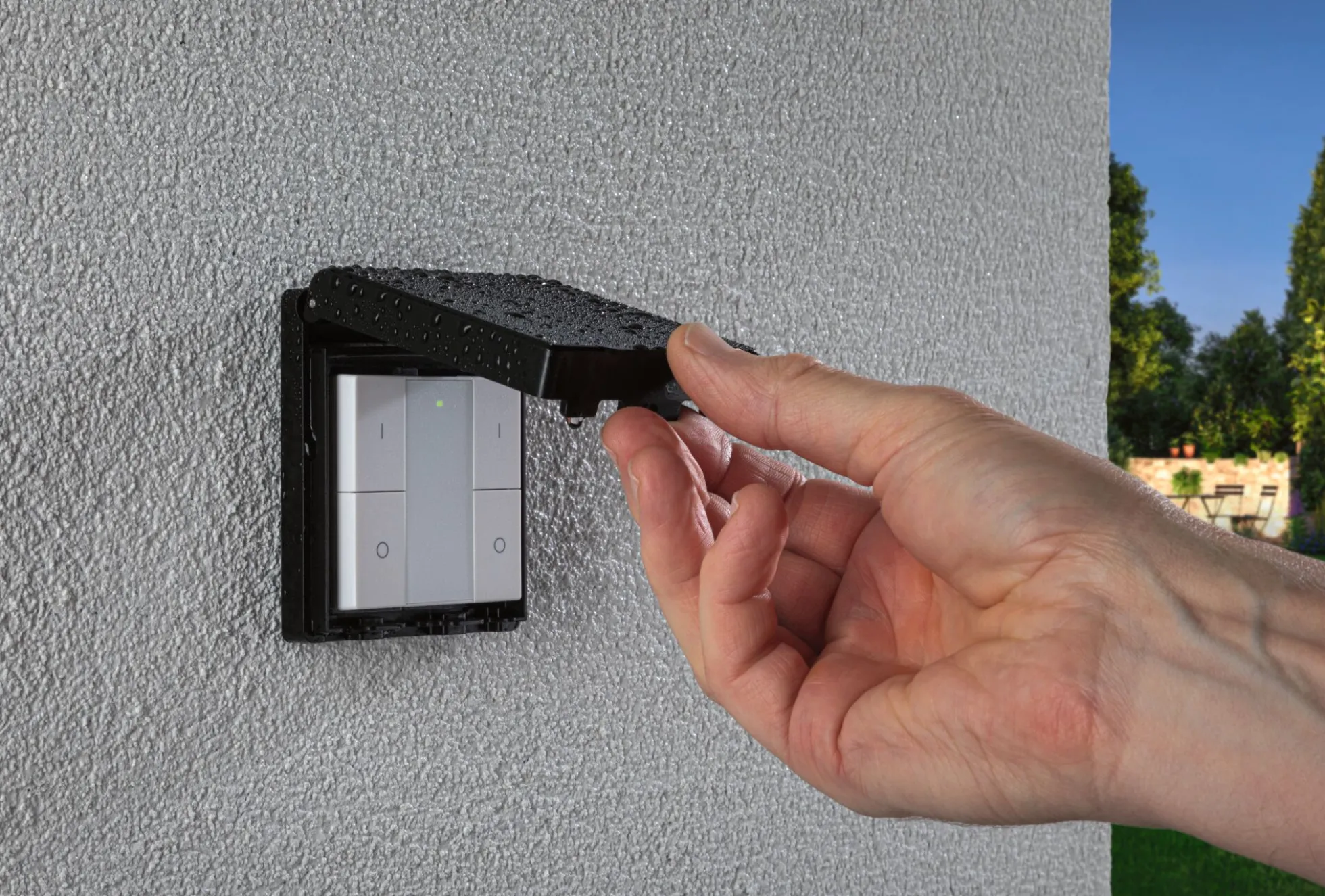 Wandschalter Smart Home Zigbee 3.0 - On/Off/Dimm Outdoor